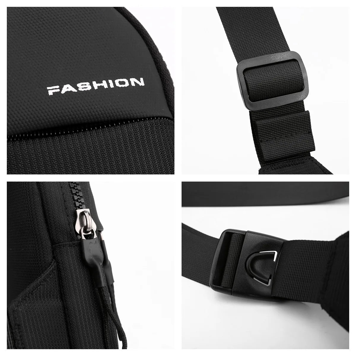 Men's High Quality Waterproof Nylon Chest Pack Fashion Simplicity Waist Packs Men Mini Mobile Phone Bag Small Crossbody Bags