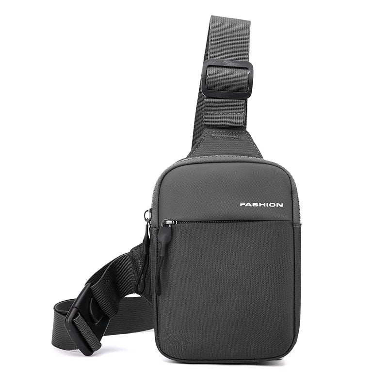 Men's High Quality Waterproof Nylon Chest Pack Fashion Simplicity Waist Packs Men Mini Mobile Phone Bag Small Crossbody Bags