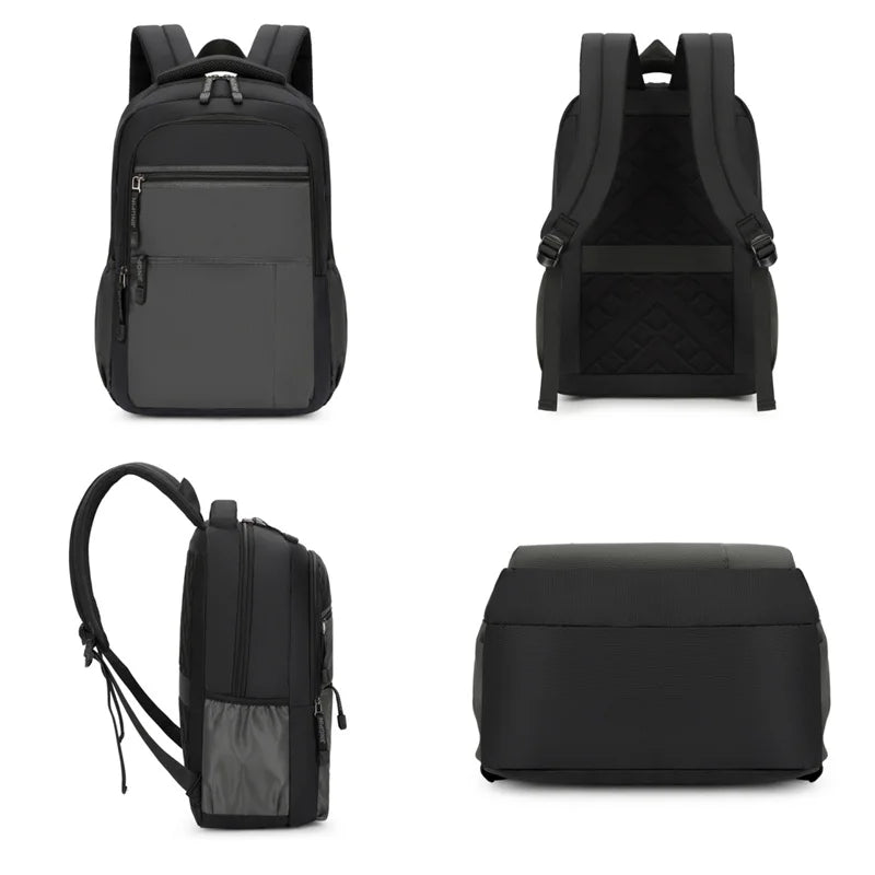 Men's High Quality Waterproof Oxford Travel Backpacks Man Business Casual Knapsacks Male Fashion High-capacity Light Laptop Bags