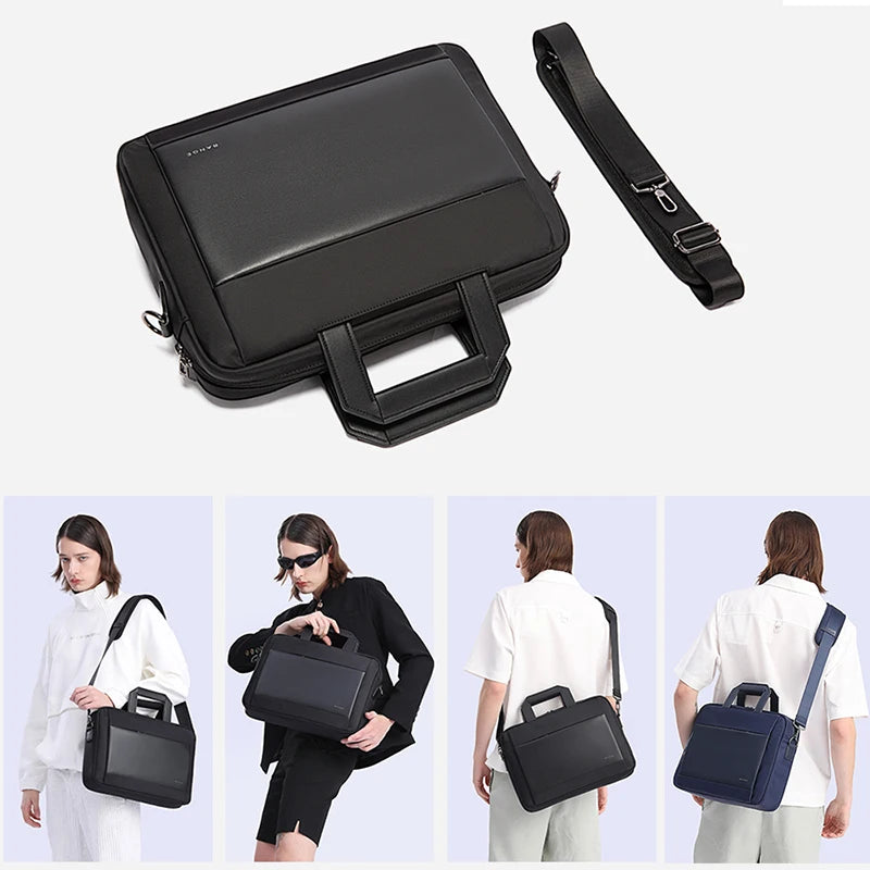 Men's Laptop Bag Briefcase for Men Retro Travel Messenger Man Bags 15.6 in High Capacity Computer Shoulder Bag Male Briefcase