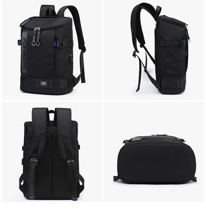 Men's Large Capacity Backpack USB Port Laptop Backpack Camouflage Travel Bag Business Computer Bag Fashion Schoolbag