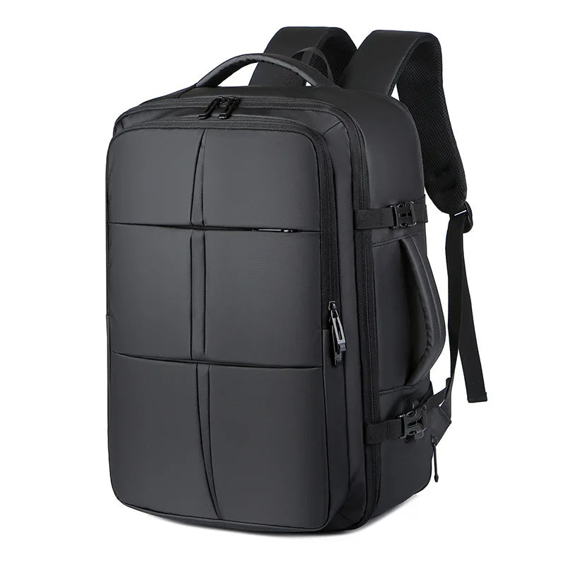 Men's Large Capacity Extensible Business Backpack Multi-function USB Charging Travel Waterproof Expandable Computer Backpacks