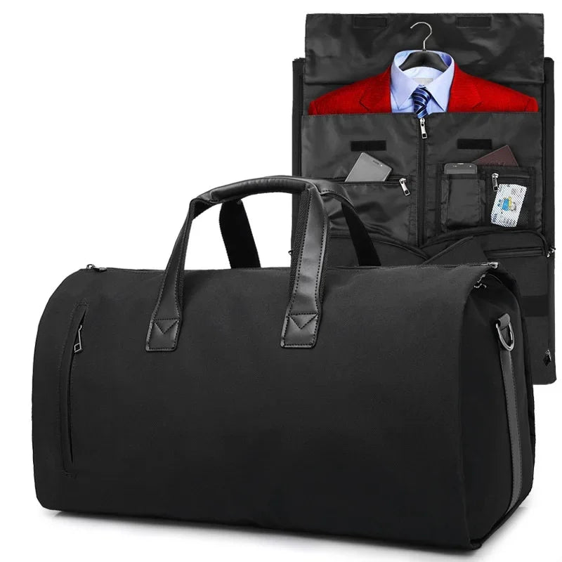 Men's Large Capacity Shoulder Bags Waterproof Oxford Business Luggage Casual Handbag Man Crossbody Gym Travel Suit Storage Bag