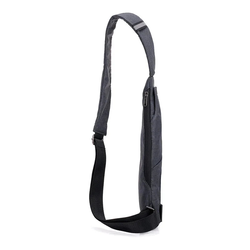 Men's Leisure Anti-theft Chest New Shoulder Boy Waterproof Travel Large Capacity Outdoor Slim Mini Crossbody Bag