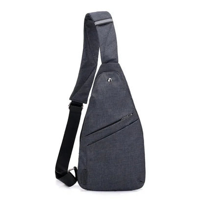 Men's Leisure Anti-theft Chest New Shoulder Boy Waterproof Travel Large Capacity Outdoor Slim Mini Crossbody Bag