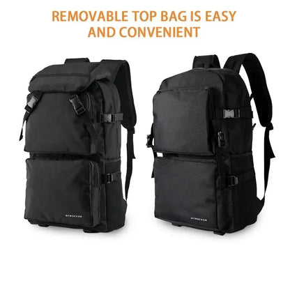 Men's Leisure Backpack, Large Capacity School Backpack, Travel Luggage, Outdoor Hiking Backpack