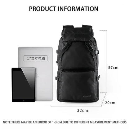 Men's Leisure Backpack, Large Capacity School Backpack, Travel Luggage, Outdoor Hiking Backpack