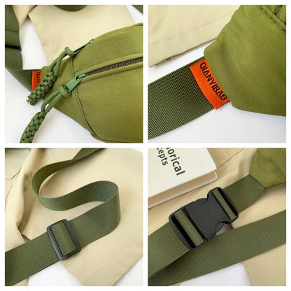 Men's Leisure Chest Packs High Quality Man Fashion Shoulder Bags Waterproof Nylon Large-capacity Light Male Trend Waist Packs