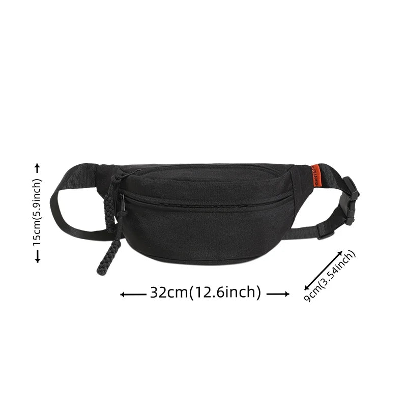 Men's Leisure Chest Packs High Quality Man Fashion Shoulder Bags Waterproof Nylon Large-capacity Light Male Trend Waist Packs