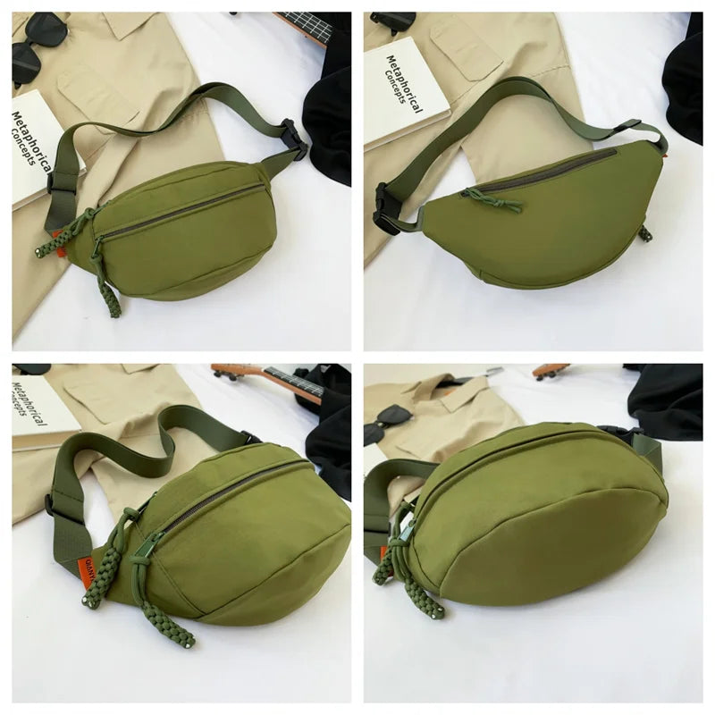 Men's Leisure Chest Packs High Quality Man Fashion Shoulder Bags Waterproof Nylon Large-capacity Light Male Trend Waist Packs