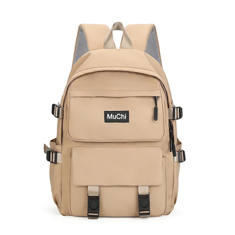 Men's Leisure Fashion Canvas Backpacks Man Simplicity Versatile Schoolbags Large-capacity Light Male Computer Travel Rucksacks