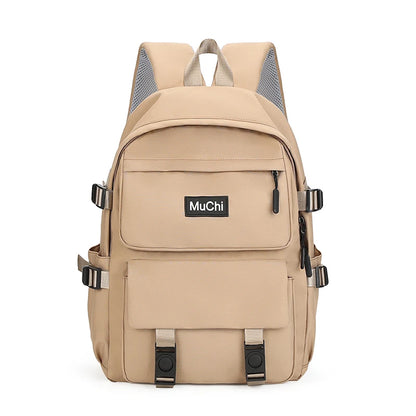 Men's Leisure Fashion Canvas Backpacks Man Simplicity Versatile Schoolbags Large-capacity Light Male Computer Travel Rucksacks