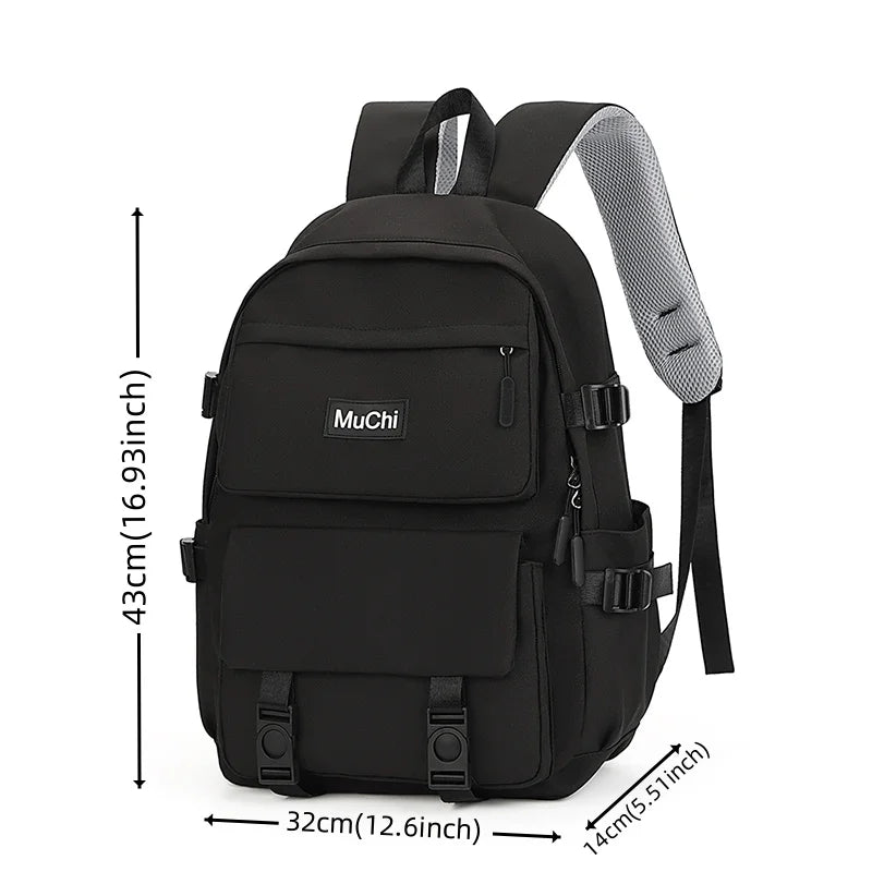 Men's Leisure Fashion Canvas Backpacks Man Simplicity Versatile Schoolbags Large-capacity Light Male Computer Travel Rucksacks