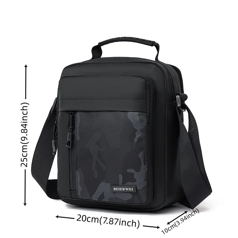 Men's Leisure Fashion Shoulder Bags High Quality Large-capacity Man Trend Crossbody Bags Waterproof Oxford Male Light Handbags
