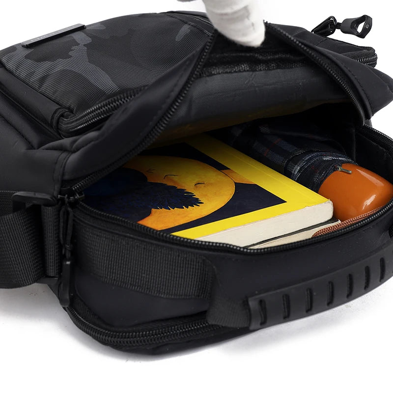 Men's Leisure Fashion Shoulder Bags High Quality Large-capacity Man Trend Crossbody Bags Waterproof Oxford Male Light Handbags