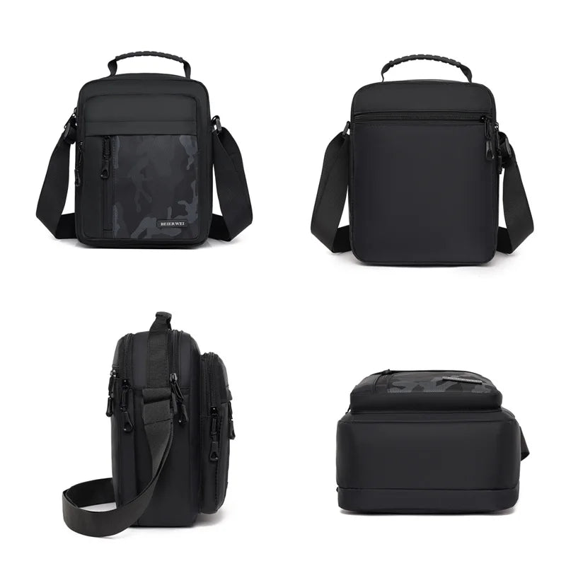 Men's Leisure Fashion Shoulder Bags High Quality Large-capacity Man Trend Crossbody Bags Waterproof Oxford Male Light Handbags