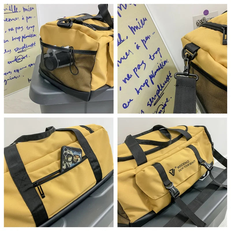 Men's Leisure Fitness Travel Bags Designer High Quality Man Fashion Shoulder Bags Waterproof Oxford Large-capacity Male Handbags