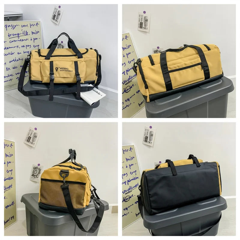 Men's Leisure Fitness Travel Bags Designer High Quality Man Fashion Shoulder Bags Waterproof Oxford Large-capacity Male Handbags