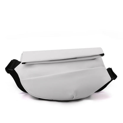 Men's Leisure Nylon Chest Packs Waterproof Light Man Versatile Solid Color Shoulder Bags Men Fashion Travel Motion Waist Packs