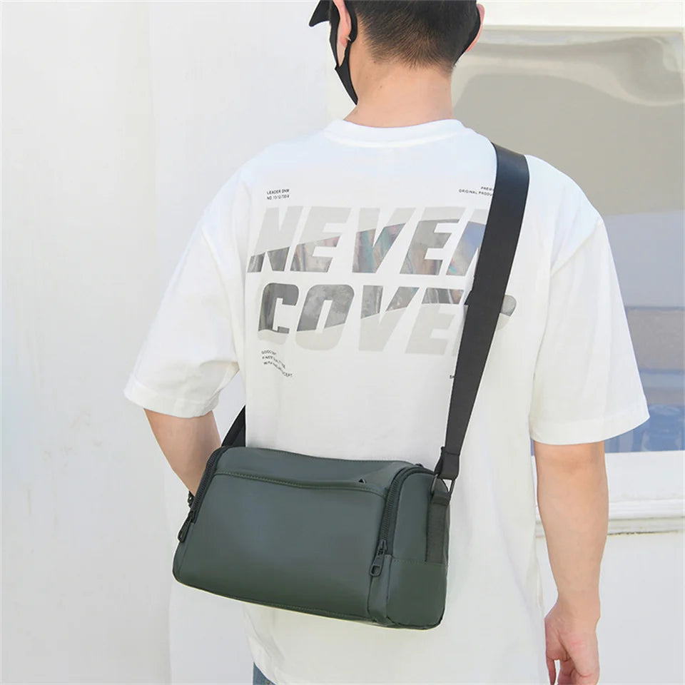 Men's Leisure Nylon Shoulder Bags Simplicity Large-capacity Men Fashion Versatile Travel Handbags Commute Crossbody Bags