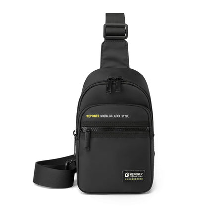 Men's Leisure Outdoor Sport Chest Pack Waterproof Nylon Male Versatile Light Crossbody Bags Man Designer Fashion Shoulder Bags