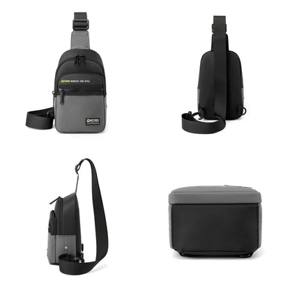 Men's Leisure Outdoor Sport Chest Pack Waterproof Nylon Male Versatile Light Crossbody Bags Man Designer Fashion Shoulder Bags