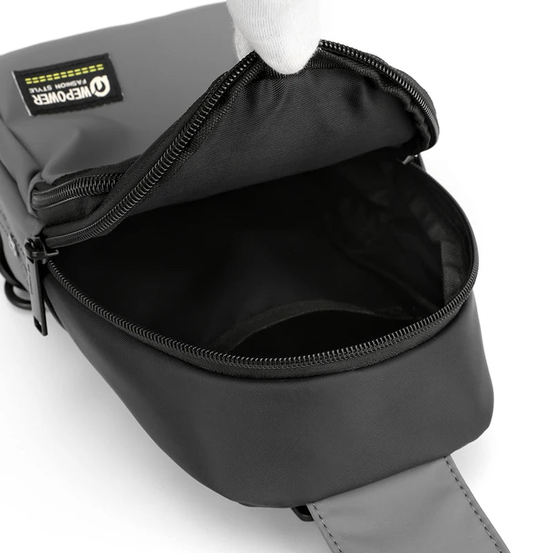 Men's Leisure Outdoor Sport Chest Pack Waterproof Nylon Male Versatile Light Crossbody Bags Man Designer Fashion Shoulder Bags