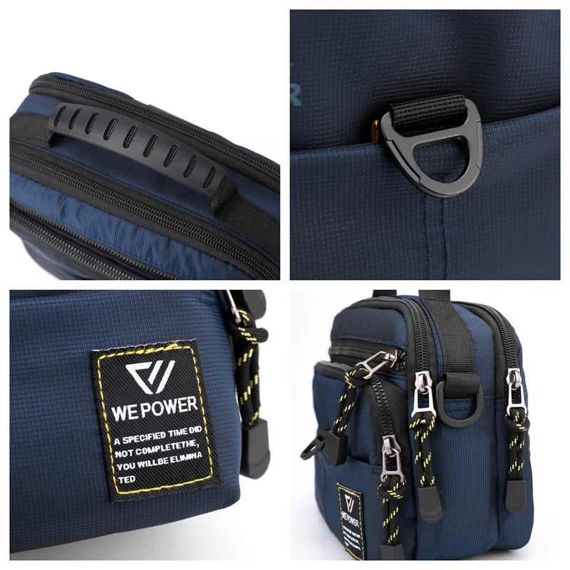 Men's Leisure Oxford Shoulder Bags Waterproof Nylon Man Fashion Crossbody Bags Designer Male Trend Waist Packs Light Handbags
