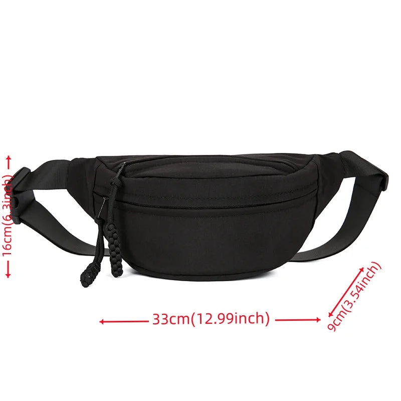 Men's Leisure Shoulder Bags High Quality Light Man Fashion Chest Packs Waterproof Nylon Large-capacity Male Trend Waist Packs
