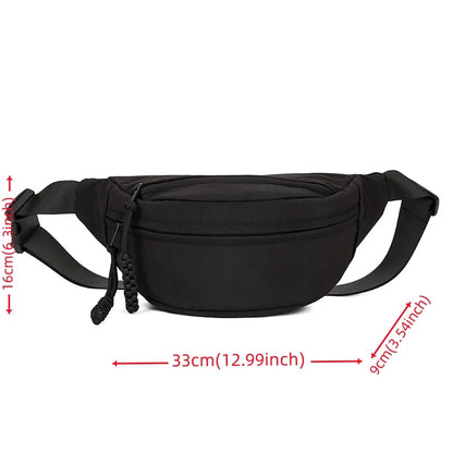 Men's Leisure Shoulder Bags High Quality Light Man Fashion Chest Packs Waterproof Nylon Large-capacity Male Trend Waist Packs