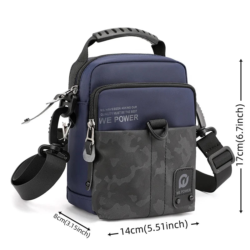 Men's Leisure Versatile Crossbody Bags Designer Male Fashion Waist Pack Waterproof Nylon Man Outdoor Fitness Light Shoulder Bags