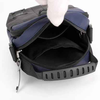 Men's Leisure Versatile Crossbody Bags Designer Male Fashion Waist Pack Waterproof Nylon Man Outdoor Fitness Light Shoulder Bags