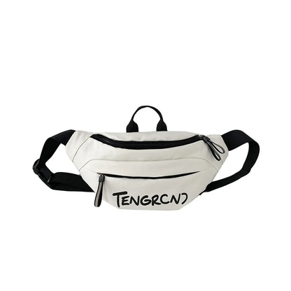 Men's Leisure Versatile Nylon Chest Packs Designer Light Waterproof Man Simplicity Waist Packs Men Fashion Motion Crossbody Bags