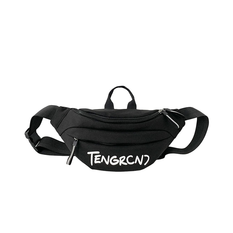 Men's Leisure Versatile Nylon Chest Packs Designer Light Waterproof Man Simplicity Waist Packs Men Fashion Motion Crossbody Bags