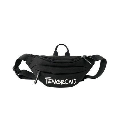 Men's Leisure Versatile Nylon Chest Packs Designer Light Waterproof Man Simplicity Waist Packs Men Fashion Motion Crossbody Bags