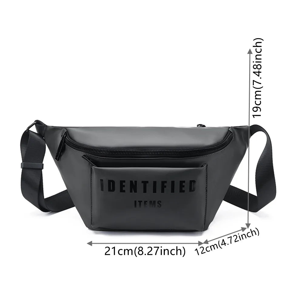 Men's Leisure Versatile Nylon Chest Packs Light Waterproof Man Simplicity Waist Packs Men Fashion Motion Crossbody Bags