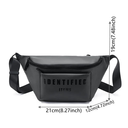 Men's Leisure Versatile Nylon Chest Packs Light Waterproof Man Simplicity Waist Packs Men Fashion Motion Crossbody Bags