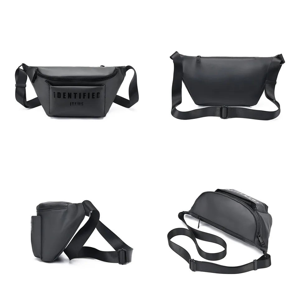 Men's Leisure Versatile Nylon Chest Packs Light Waterproof Man Simplicity Waist Packs Men Fashion Motion Crossbody Bags