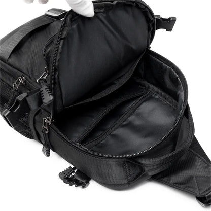 Men's Leisure Versatile Oxford Chest Packs Designer Light Waterproof Man Waist Packs Men Fashion Motion Crossbody Bags