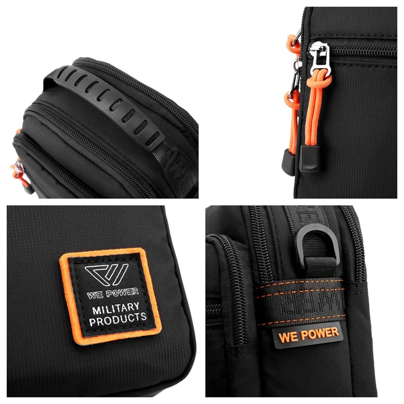 Men's Leisure Waist Pack Male Outdoor Sport Shoulder Bags Designer Waterproof Nylon Man Fashion Crossbody Bags Light Handbags