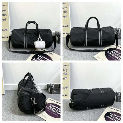 Men's Light Simplicity Versatile Shoulder Bag Man Waterproof Nylon Large-capacity Outdoors Sports Fitness Travel Fashion Handbag