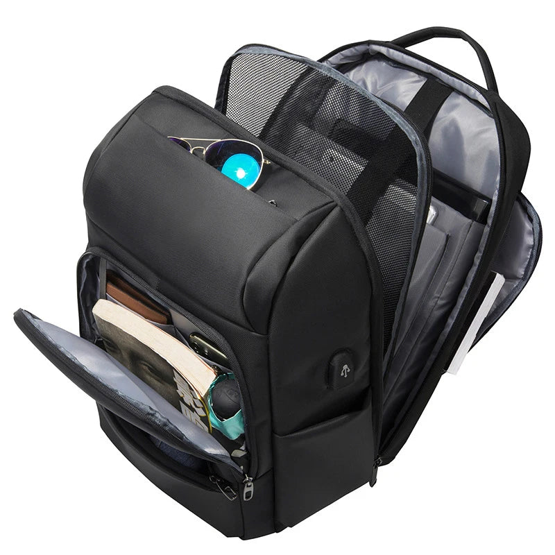Men's Mochila High-capacity 17inch Laptop Backpack Anti-theft lock travel bag USB charging Backpack Business waterproof Mochila