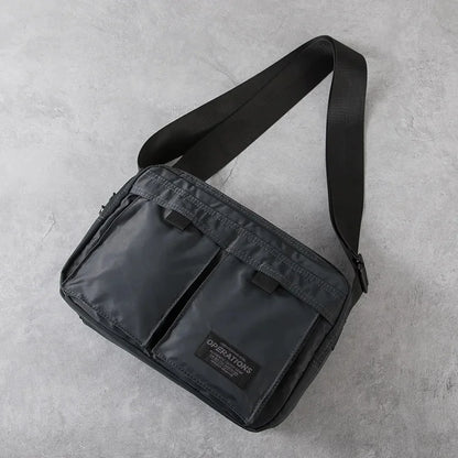Men's Multifunction Oxford Shoulder Waterproof Travel Cross Body Messenger Crossbody Sling Bag Pack for Male Women Female
