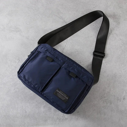 Men's Multifunction Oxford Shoulder Waterproof Travel Cross Body Messenger Crossbody Sling Bag Pack for Male Women Female