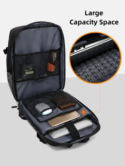Men's Multifunctional Waterproof Laptop Backpack Man Sport School Bags For Boys Business Aesthetic Backpacks 16 Inch