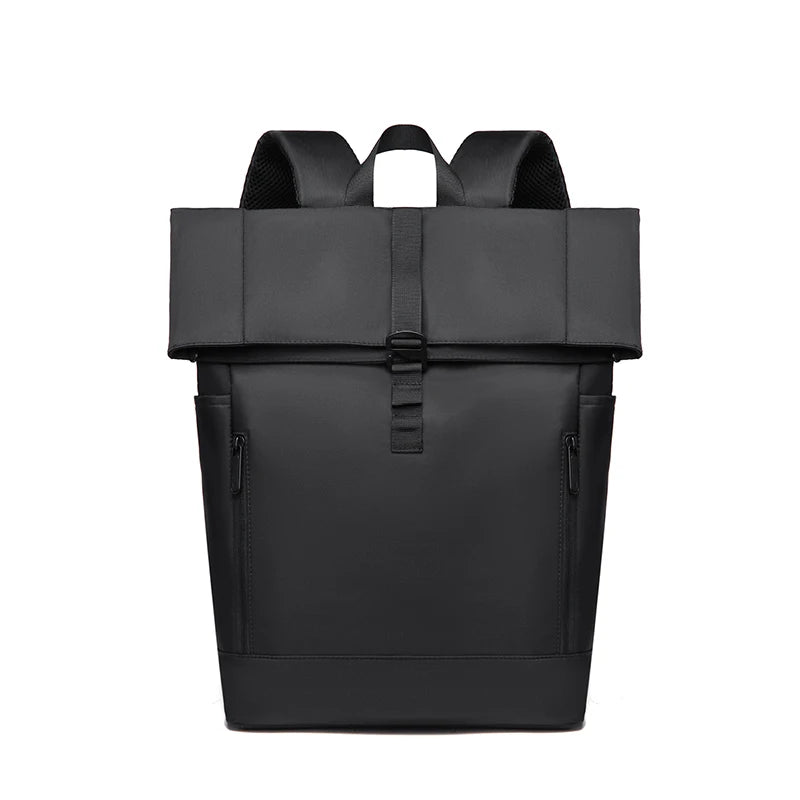 Men's Nylon Backpack Waterproof Large-capacity Commute Computer Package Man Travel Rucksack Leisure Simplicity Student Schoolbag