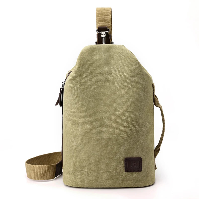 Men's Nylon Cloth Chest Pack Waterproof Designer Large-capacity Men Travel Shoulder Bags Man Leisure Sports Light Crossbody Bags