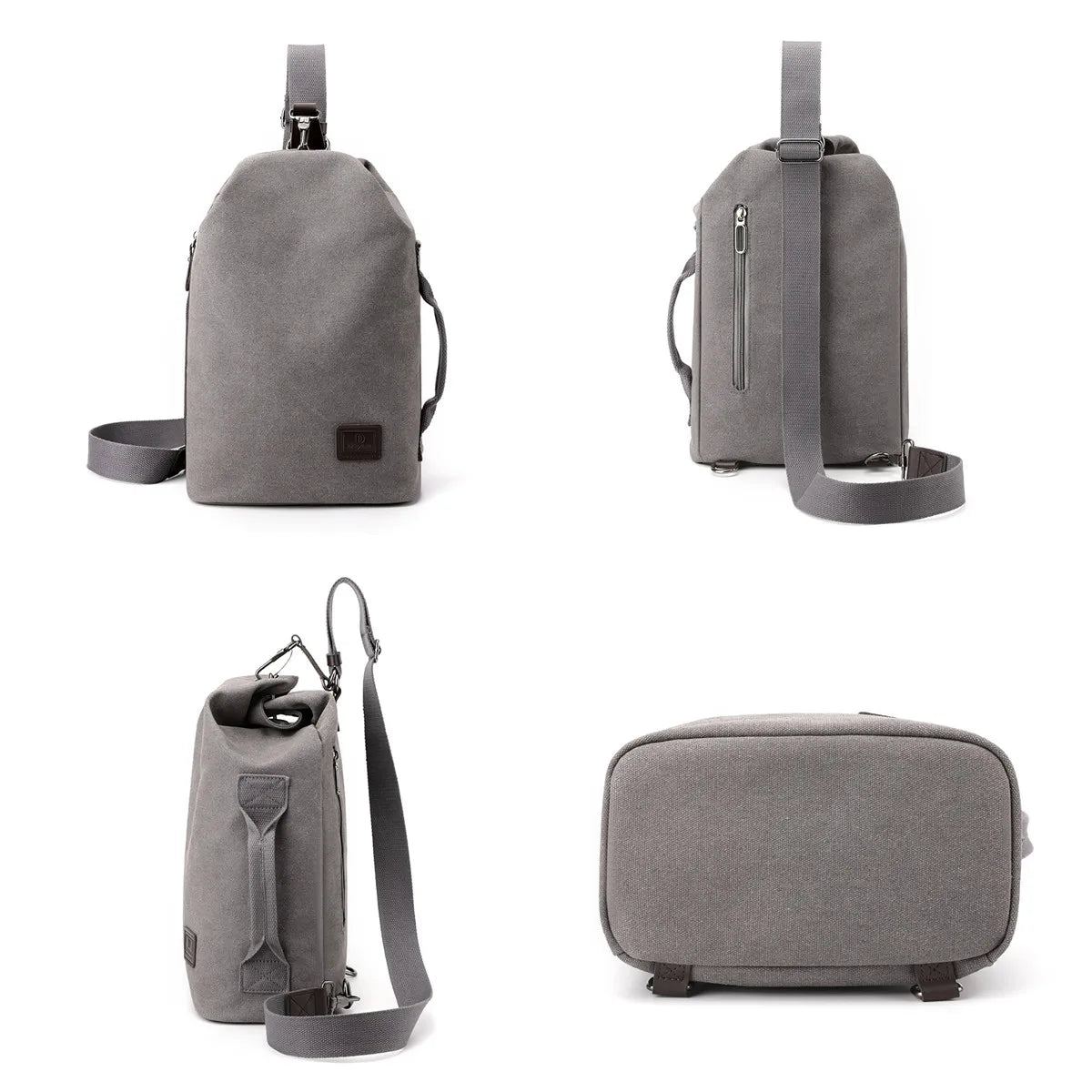 Men's Nylon Cloth Chest Pack Waterproof Designer Large-capacity Men Travel Shoulder Bags Man Leisure Sports Light Crossbody Bags