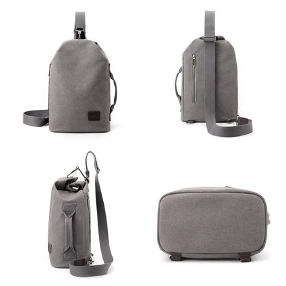 Men's Nylon Cloth Chest Pack Waterproof Designer Large-capacity Men Travel Shoulder Bags Man Leisure Sports Light Crossbody Bags