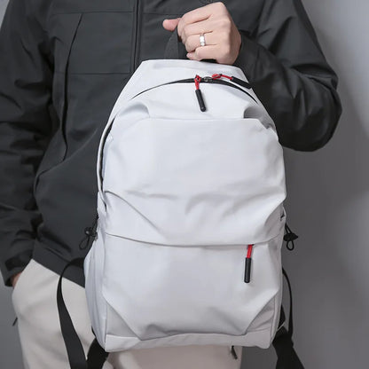 Men's Nylon Laptop Bag Large Capacity Leisure Shoulder Bag Fashion Travel Backpack Computer Bag Student Schoolbag